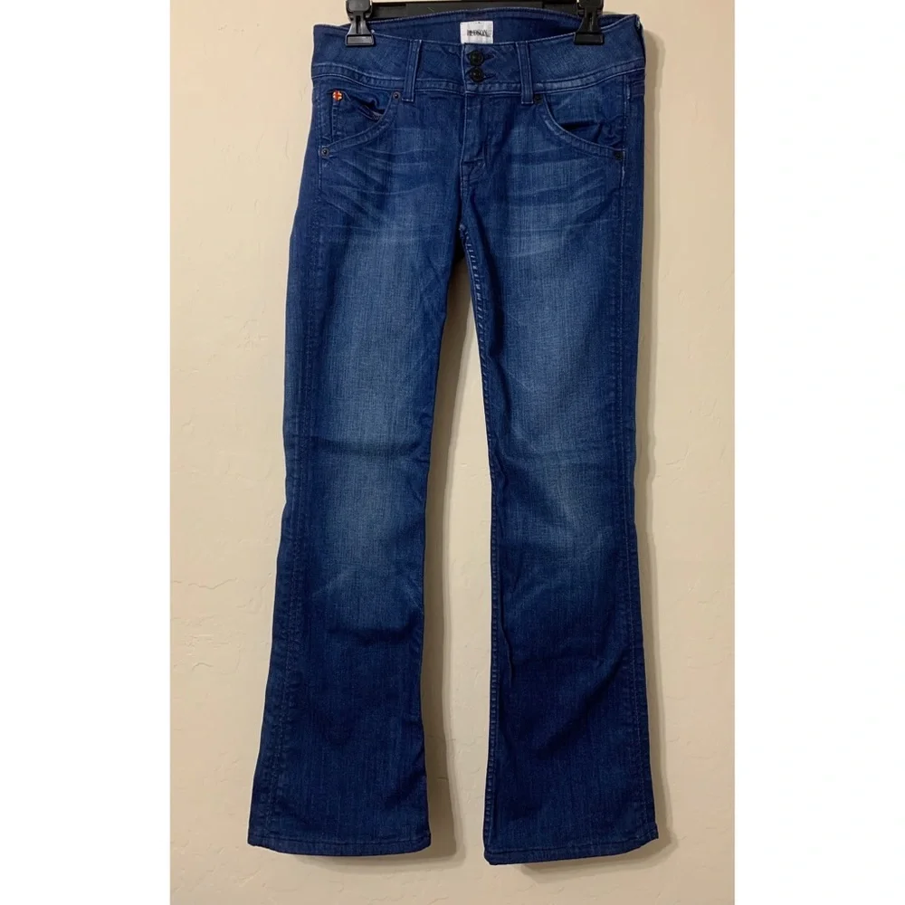 Hudson Mid-Rise Signature Bootcut Jeans Size 28 - Picture 3 of 9